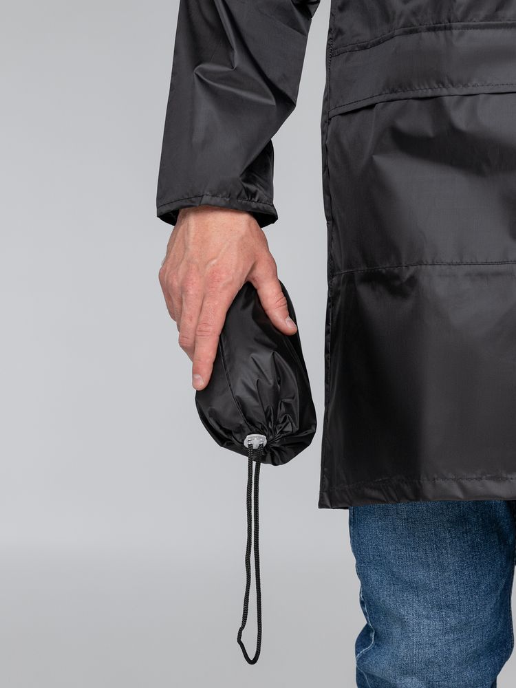 Дождевик с карманами «Леон», черный, размер S